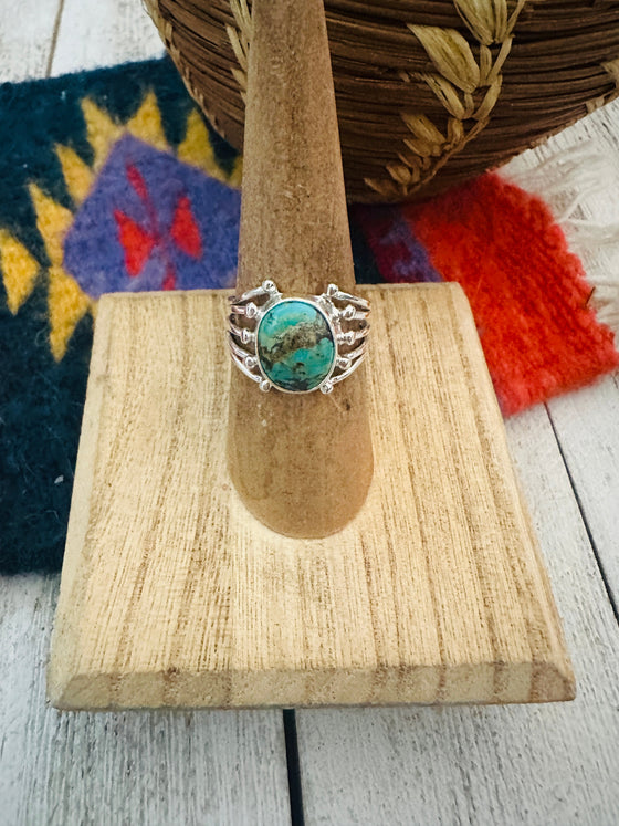 Navajo Royston Turquoise & Sterling Silver Ring