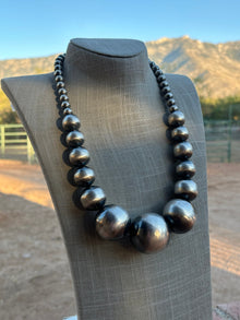  “The Masterpiece” Handmade Beaded Sterling Silver Pearl Necklace