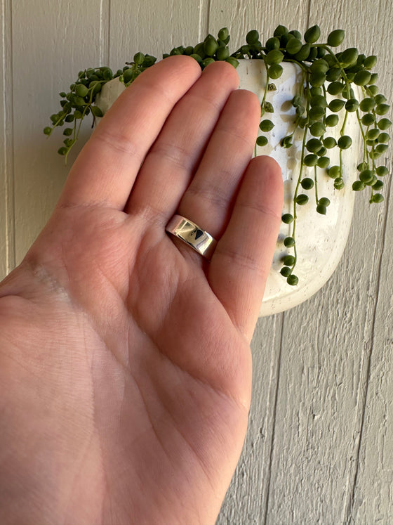 Handmade Moonstone & Sterling Silver Adjustable Ring