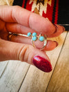 Navajo Sterling Silver & Turquoise Adjustable Ring