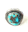 Navajo Sterling Silver & Turquoise Adjustable Ring