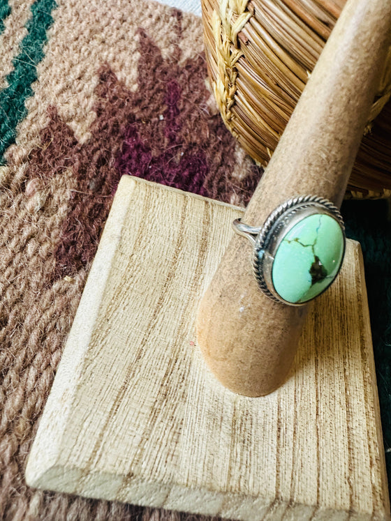 Navajo Turquoise & Sterling Silver Ring Size 6