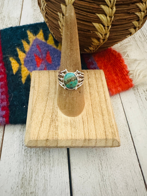 Navajo Royston Turquoise & Sterling Silver Ring