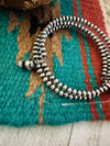 Navajo Sterling Silver Pearl Beaded Wrap Bracelet