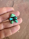 Handmade Sonoran Mountain Turquoise & Sterling Adjustable 5 Stone Ring