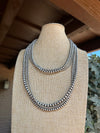 3 Strand Sterling Silver Navajo Pearl Style Beaded  Necklaces