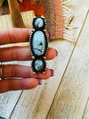 Navajo Golden Hills Turquoise & Sterling Silver Ring Size 6.5 by Kathleen Livingston