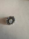 Handmade Moonstone & Sterling Silver Adjustable Ring