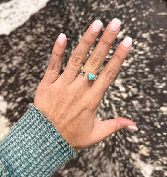 Initial Turquoise Rings