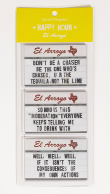  Happy Hour Magnet Set