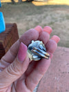 Navajo Sterling Silver Adjustable Flower Ring