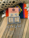 Federico Jimenez Pearl & Sterling Silver Dangle Earrings