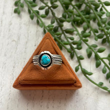  “The Bordered” Navajo Turquoise Sterling Silver Ring