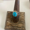 Navajo Turquoise & Sterling Silver Single Stone Ring