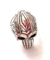 Handmade Sterling Silver Skull Ring Size 8.5