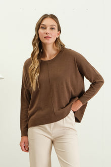  EXTENDED SHOULDER SWEATER