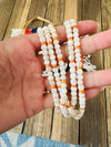 Santo Domingo Mother of Pearl, Spiny & Heishi Beaded Necklace